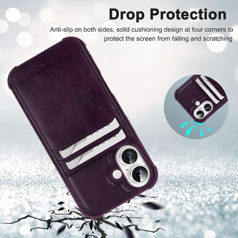 Monasay Magwallet Case متوافق مع iPhone 16 Pro Max ، [دعم Magsafe Wireless Charging] in Saudi Arabia