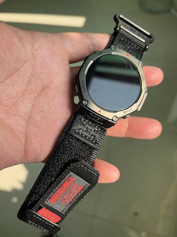 شاهد عصابات متوافقة مع Huami Amazfit T-Rex 3 ، Super Rugged Nylon Hoop و Loop Wide Sports Strap لـ T Rex 3 ، فرقة استبدال العسكرية للرجال in Kuwait
