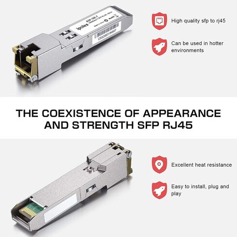 ipolex 2.5G SFP Transceiver OC48, 1310nm SMF, up to 10 km, for Cisco, Fortinet, Meraki, Ubiquiti, Mikrotik, and Other Open Switches in Saudi Arabia