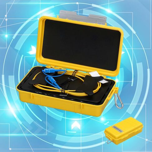 SC/UPC-SC Angled Physical Contact Singlemode SM（9/125） OTDR Launch Cable Box Extension Cord OTDR Dead Zone Eliminator Fiber Optic Tester (1000M) in Kuwait