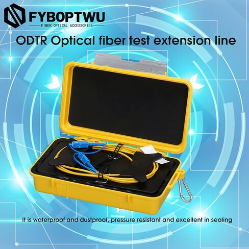 SC/UPC-SC Angled Physical Contact Singlemode SM（9/125） OTDR Launch Cable Box Extension Cord OTDR Dead Zone Eliminator Fiber Optic Tester (1000M) in Kuwait