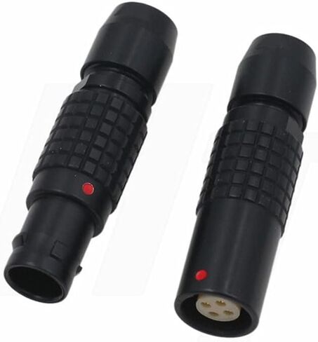 أسود 1B FGG PHG 304 4 موصل دبوس الذكور نسح الدعم الدائري السحب الحرة وقابس الكابلات متوافقة مع Lemo (4 دبوس ، أسود) in Saudi Arabia