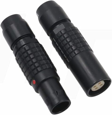 أسود 1B FGG PHG 304 4 موصل دبوس الذكور نسح الدعم الدائري السحب الحرة وقابس الكابلات متوافقة مع Lemo (4 دبوس ، أسود) in Saudi Arabia