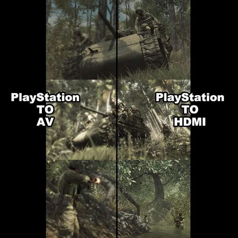 محول PS2 الى HDMI من PS2 الى HDMI يدعم محول HDMI 4:3 / 16:9 سويتش، يعمل مع كيبل وصلة بلاي ستيشن 1/بلاي ستيشن 2 اتش دي محول بلاي ستيشن 1 سوني PS2 HDMI in Kuwait