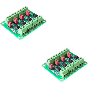 Comimark PC817 4-Channel Voltage Converter Module Optocoupler Isolation Driving Module (2 Pcs)