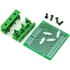 Electronics-Salon DIN Rail Mount Adapter/Ortype PCB Kit لـ Arduino UNO/MEGA 2560 إلخ.