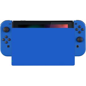 eXtremeRate Blue Soft Touch Grip Joycon Housing Shell with Full Set Buttons for Nintendo Switch, Replacement Faceplate for Nintendo Switch Dock – Joy-Con Dock NOT Included