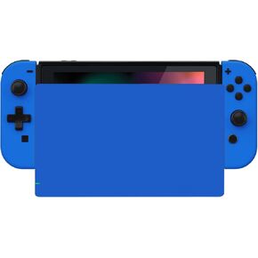 eXtremeRate Blue Joycon Housing Shell (D-Pad Version) with Full Set Buttons for Nintendo Switch, Replacement Faceplate for Nintendo Switch Dock – Joy-Con Dock NOT Included