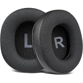 SOULWIT Earpads Replacement for EKSA E900/E900 Pro Gaming Headphones, Ear Pads Cushions with Durable Mesh Fabric, Noise Isolation Foam - Black
