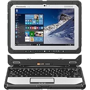 Panasonic Toughbook CF-20 MK2, Intel Core i5-7Y57 1.20GHz, 10.1" WXGA Multi-Touchscreen, 16GB RAM, 256GB SSD, 4G LTE, WiFi, Bluetooth, Webcam, Rear Cam, Win 10 Pro (16gb | 256gb SSD) (Renewed)