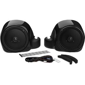 Hogtunes G4 LC LOMER-RM السائل المبرد السائل المبرد السائل مع 6.5 بوصة مكبرات صوت (2 عبوة) ، يناسب الدراجات النارية 2014-2024 HARLEY-DAVIDSON