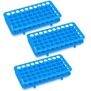 3 Units Orange Plastic Test Tube Holder with Silicone pat Lab Tube Racks for Centrifuge Tube Centrifuge Tube Bracket
