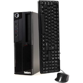 Lenovo ThinkCentre M90P Ultra Small Form PC Computer ، Intel Dual Core I5 ​​3.20 GHz ، 8GB RAM ، 500GB HDD ، Windows 10 Pro ، Keyboard & Mouse ، DVD ، WiFi (متجدد)