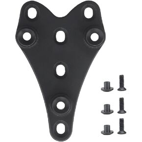 Black Universal Adjustable Angle RTI Adapter Platform for Pistol Holster Quick Locking Duty Mount