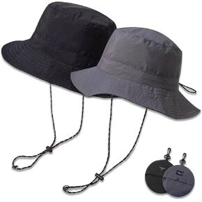 Waterproof Bucket Hats for Women Men Sun Protection Outdoor Hat Quick Drying Hats Foldable Brim Floppy Hats