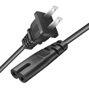 Speaker 2 Prong AC Power Cord Fit for JBL PartyBox 100 110 200 300 310 710 1000 On-The-Go Speaker, JBL Soundbar Replacement Power Cable 10ft
