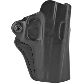Gunhide, 019, Mini Scabbard, Belt Holster, Right Hand, Black Leather, Fits Glock 48