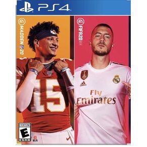 Madden NFL 20 and FIFA 20 Exclusive Video Game Bundle for PS4 (Renewed)