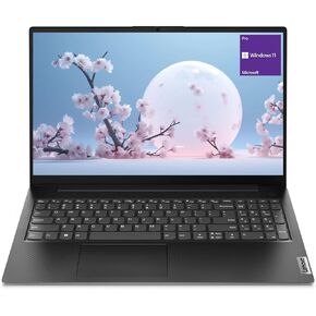 Lenovo V15 Gen 2 15.6" FHD Portable Business Laptop, Intel N4500, 16GB RAM, 1TB SSD, HDMI, Wi-Fi, Webcam, Windows 11 Pro, Black