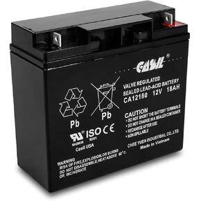 Casil 12V 18Ah Generator Battery - Premium 12V Generator Battery for Troy Bilt XP 7000 Generator, Reliable Troy Bilt Battery for Troybilt Generator 7000 Series