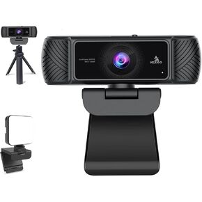 NexiGo 1080P Autofocus Webcam Kits, N680 FHD USB Web Camera with Software Control and Privacy Cover, Upgraded Video Conference Lighting, Extendable Tripod Stand, for Zoom/Skype/Teams