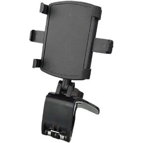 Universal Car Phone Holder Mount, 360 Degrees Rotation Clip-on Car Phone Mount, Auto Dashboard Windshield Vent Cell Phone Holder for 3"-7" Smartphones (1PC)