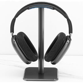 Headphone Stand, Universal Headset Stand for Desk,Headphone Holder with Aluminum Supporting, Headphones Holder Hanger for AirPods Max, Sony, Bose (Black)