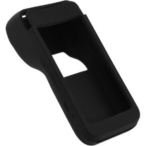 1x Silicone Case Waterproof and Dirt Resistant Silicone Protective Cover Compatible with Pax A920 PRO Device with Barcode (Black)