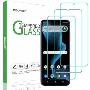 (3 Pack) Designed for Cricket Magic 2 5G and AT&T Propel 2 5G Screen Protector Tempered Glass, Anti Scratch, Bubble Free, 9H Hardness