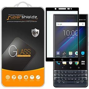 Supershieldz (2 Pack) Designed for BlackBerry (Key2 LE) Tempered Glass Screen Protector, (Full Screen Coverage) Anti Scratch, Bubble Free (Black)