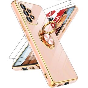 leyi لـ Samsung Galaxy A53 5G علبة مع واقي شاشة زجاجي مقسى [2 Pack]