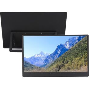 Jectse 13 Inch Portable Monitor, 1080P FHD USB C HDMI Computer Display Gaming Monitor Ultra Slim Travel Monitor for Laptop PC Phone Projection Screen