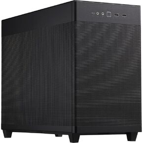 ASUS Prime AP201 is a stylish 33-liter MicroATX case with tool-free side panels and a quasi-filter mesh, with support for 360 mm coolers, graphics cards up to 338 mm long, and standard ATX PSUs
