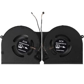 New CPU+GPU Cooling Fan Replacement for Razer Blade 16 RZ09-0483 RZ09-0483TEH3 RZ09-0483UWJ4-R3W1 16 Inch Gaming Series (2023 2024) FQDA DFS5K22B05673K FQDB DFS5K22B15673J DC5V 0.5A