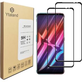 Ytaland for Red Magic 6 / Red Magic 6 Pro/Red Magic 6S Pro Screen Protector, [2 Pack] [ Full Coverage ] [Bubble-Free] [9H Hardness] Tempered Glass Screen Protector For Red Magic 6