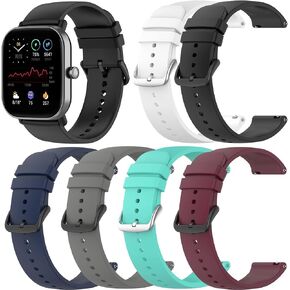 Soft Silicone Bands Compatible with Redmi Watch 5 Active/Lite Strap - Quick Release Loop Adjustable Replacement Wristbands for Women & Men