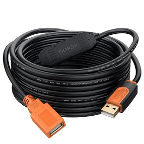 كابل تمديد USB Snanshi 50 قدمًا - Active USB 2.0 Sextender Mal