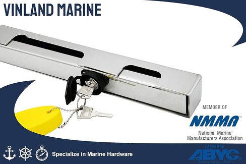 فينلاند مارين 304 الفولاذ المقاوم للصدأ سوداء خارجي قفل القفل البار 12 "طويلة ، قفل محرك التصيد ، قفل محرك خارجي صغير ، قفل محرك القوارب ، قفل الخارجي ، قفل المحرك الخارجي in Kuwait