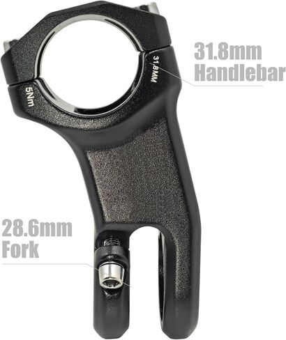 Mountain Bike Stem with 31.8mm Bar Clamp 15 Degree 70mm 3D Forged Aluminum Alloy Light Weigh Bike Stem For MTB-Red in Saudi Arabia