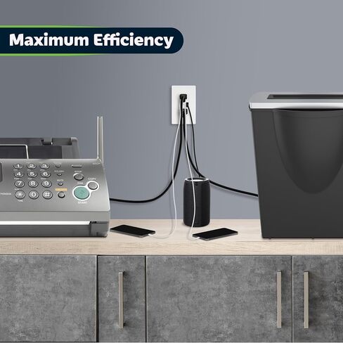 Topgreener 4.2a 21W 3-Port Type C USB Outlet ، 15 Amp COMPLESTACLE ، منفذ طاقة الشحن مع منافذ C&A مزدوجة ، لوحة جدار بدون برغي ، مدرجة في UL ، TU21542AC2-WSID ، أبيض ، 2 عبوة in Kuwait
