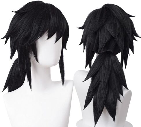 شعر مستعار رمادي قصير لكوسبلاي تريل بليزر، شعر مستعار صناعي منفوش مقاوم للحرارة + غطاء شعر مستعار للعبة هونكاي ستار ريل in Kuwait