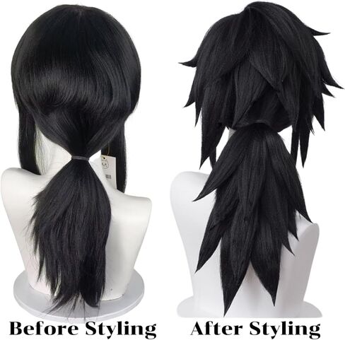 شعر مستعار رمادي قصير لكوسبلاي تريل بليزر، شعر مستعار صناعي منفوش مقاوم للحرارة + غطاء شعر مستعار للعبة هونكاي ستار ريل in Kuwait