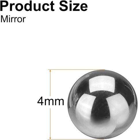 UXCELL 10 PCS TUNGSTEN Steel Ball Ball 4 MM Carbide G10 Precision Calls for Industrial Certes ، Machinery ، Automotive ، DIY (Mirror) in Kuwait