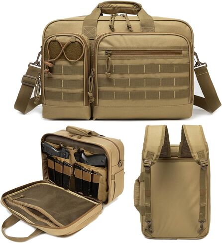 حقيبة مجموعة الأسلحة التكتيكية للمسدسات و Ammo Pistol Case Range Range Backpack Carning Magazine Ammo Gear Accessories Molle Pouch للصيد الرياضي للرياضة الخارجية in Kuwait