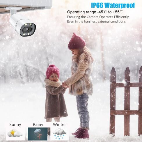 8MP 4K Security Camera System, 8CH NVR Recorder with AI Face Vehicle Detection, UHD IP PoE Cameras with Color Night, Spk Work with Xmeye Pro for Home Business Surveillance, 3TB HDD (8 Camera Kit) in Saudi Arabia