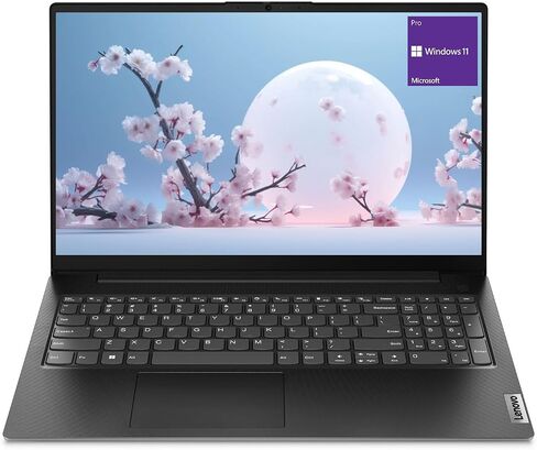Lenovo V15 Gen 2 15.6" FHD Portable Business Laptop, Intel N4500, 16GB RAM, 1TB SSD, HDMI, Wi-Fi, Webcam, Windows 11 Pro, Black in Saudi Arabia