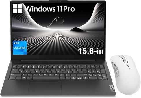 Lenovo V15 Gen 2 15.6" FHD Portable Business Laptop, Intel N4500, 16GB RAM, 1TB SSD, HDMI, Wi-Fi, Webcam, Windows 11 Pro, Black in Saudi Arabia
