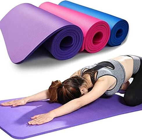 Yoga Mat Anti-skid Sports Fitness Mat 6MM Thick EVA Comfort Foam yoga matt for Exercise, Yoga, and Pilates Gymnastics mat in Kuwait