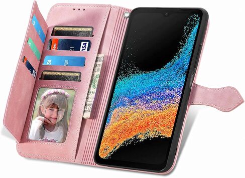 for Lively Jitterbug Smart4 Zipper Wallet Case with Strap,7 Card Holder Leather Flip Magnet Wallet Case with Money Pocket Full Body Protective Purse Case for Women for Jitterbug Smart4 -Brown in Kuwait