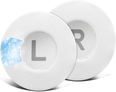 Soulwit 70mm Passpads استبدال منطقة Logitech 300/Zone 301/Zone 305 سماعات الرأس اللاسلكية ، وسائد منصات الأذن مع نسيج الحرير الجلي in Kuwait